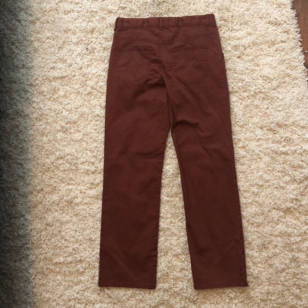 NEW Cat & Jack Burgundy Boys Chinos! NWOT - Picture 2 of 4